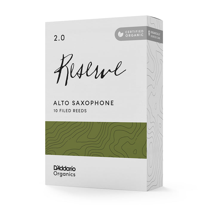 D'Addario Organic Reserve Alto Saxophone Reeds (10 pack)