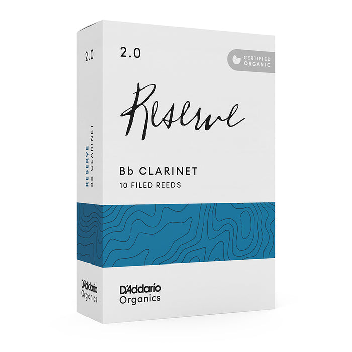 D'Addario Organic Reserve Bb Clarinet Reeds (10 pack)