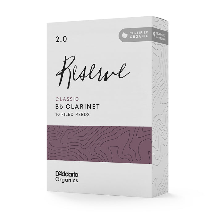 D'Addario Organic Reserve Classic Bb Clarinet Reeds (10 pack)