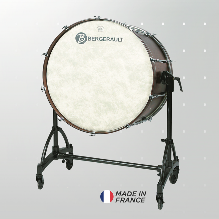 Bergerault Concert Series 36" x 22" Bass Drum with Tilting Stand