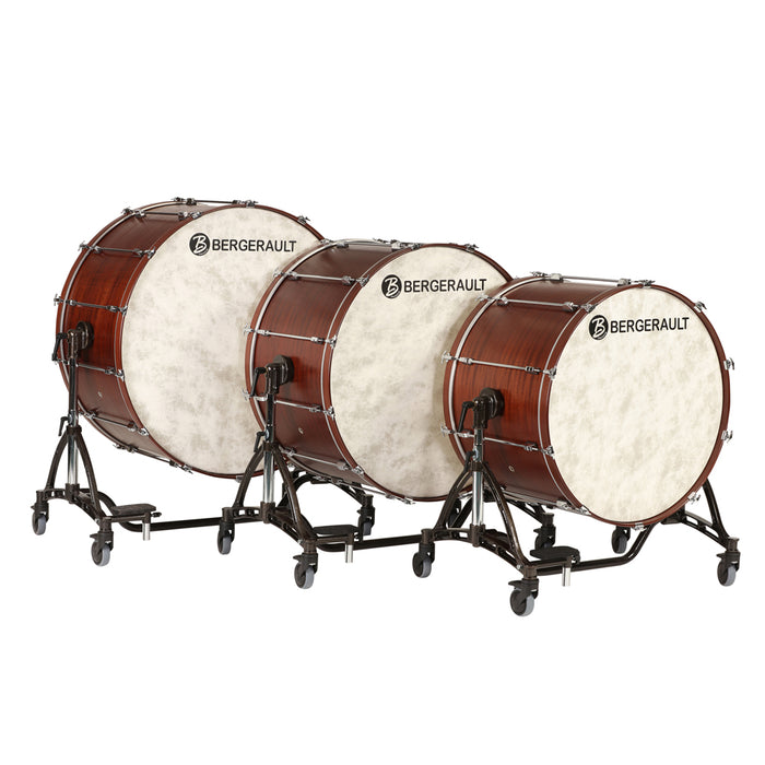 Bergerault Concert Series 36" x 22" Bass Drum with Tilting Stand