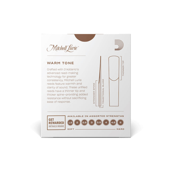 Mitchell Lurie Bb Clarinet Reeds (10 Pack)