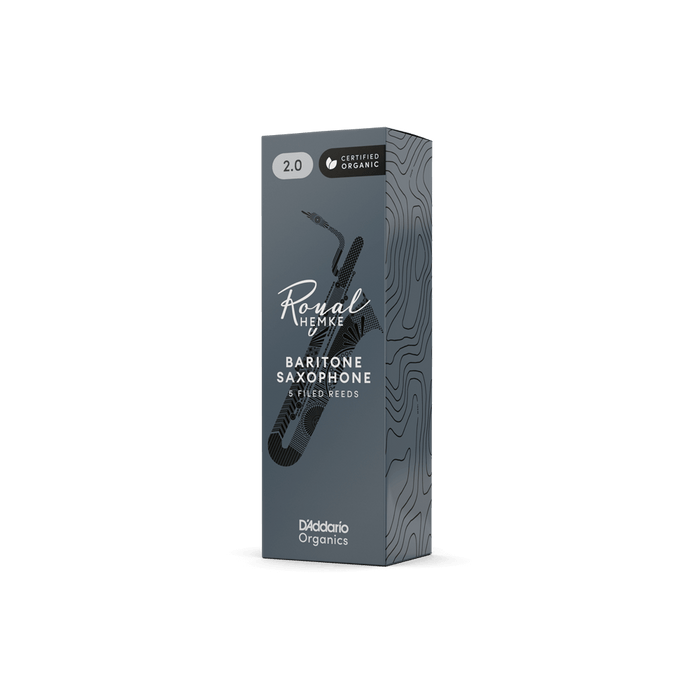 D'Addario Royal Hemke Organic Baritone Saxophone Reeds (5 pack)