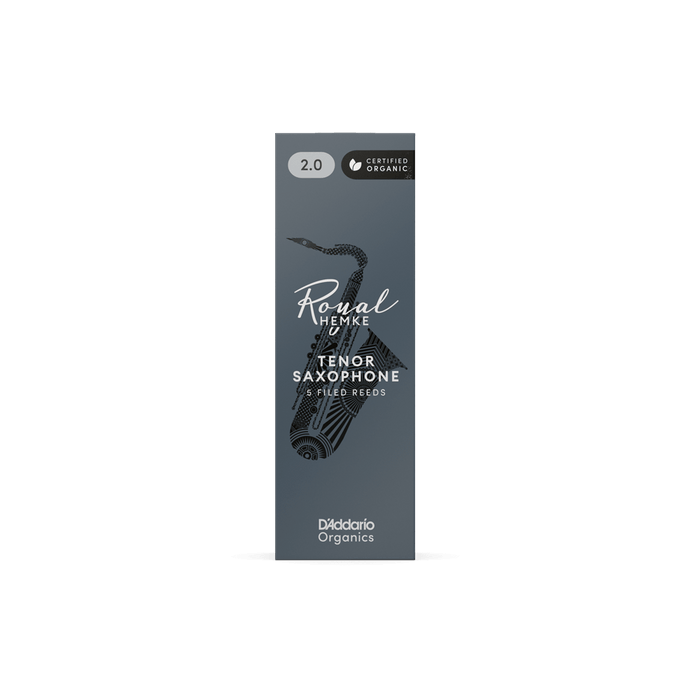 D'Addario Royal Hemke Organic Tenor Saxophone Reeds (5 pack)