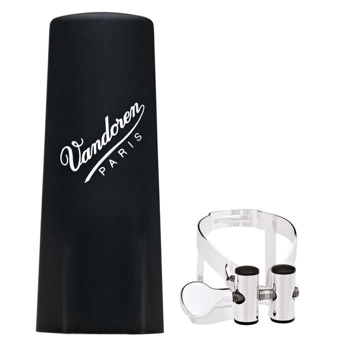 Vandoren M/O Silver Plated Eb Clarinet Ligature & Cap