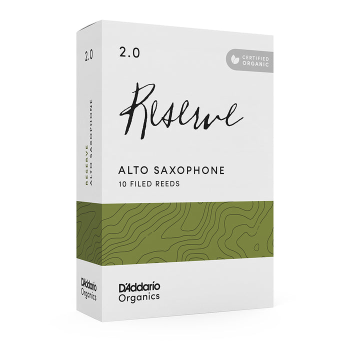 D'Addario Organic Reserve Alto Saxophone Reeds (10 pack)