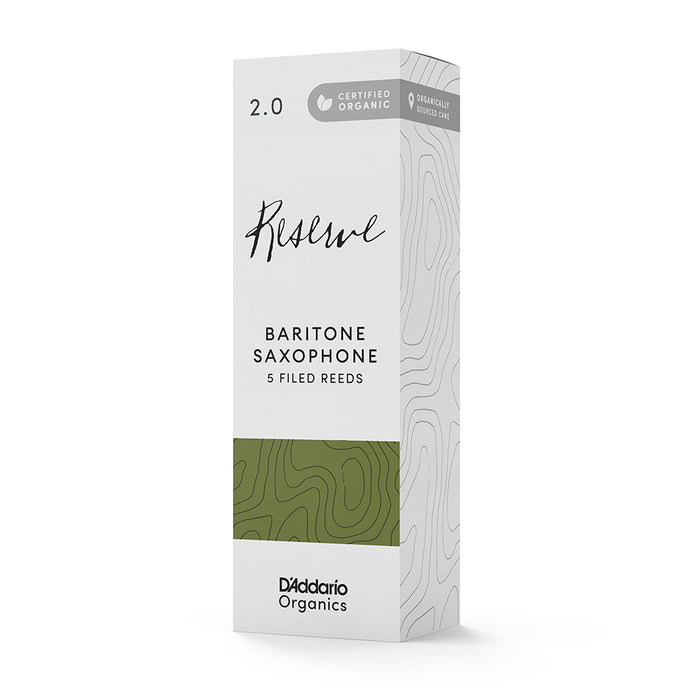 D'Addario Organic Reserve Baritone Saxophone Reeds (5 pack)