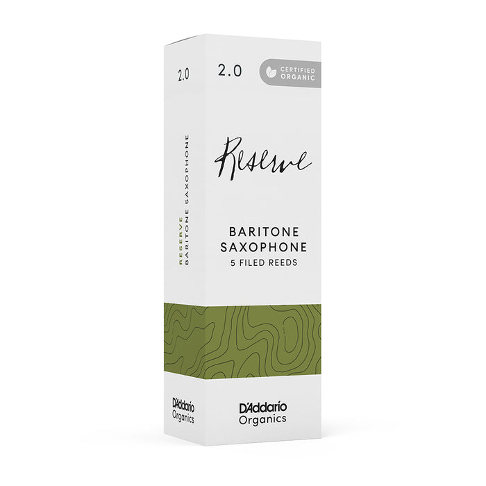 D'Addario Organic Reserve Baritone Saxophone Reeds (5 pack)