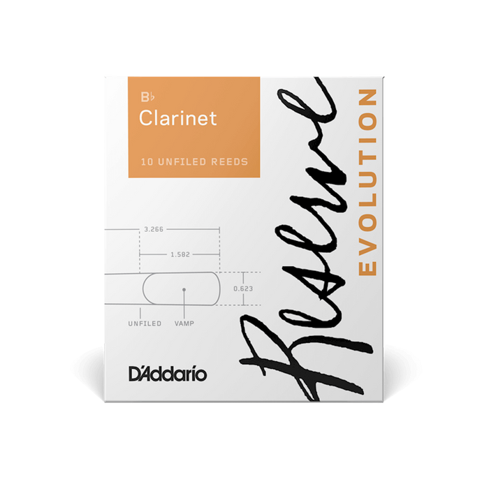 D'Addario Organic Reserve Evolution Bb Clarinet Reeds (10 pack)