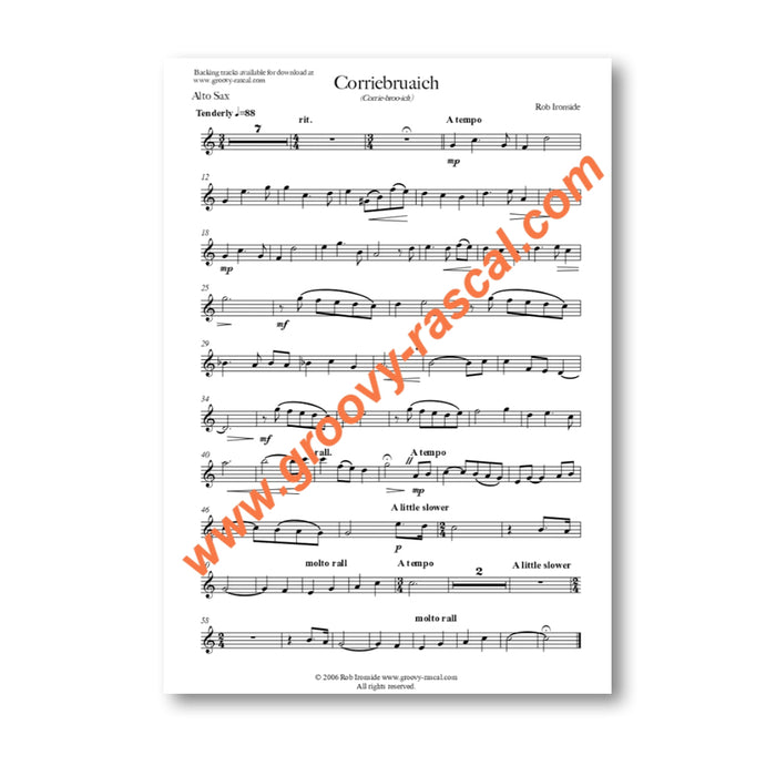 Groovy Rascal 'Scottish Suite' Sheet Music for Alto Saxophone & Piano