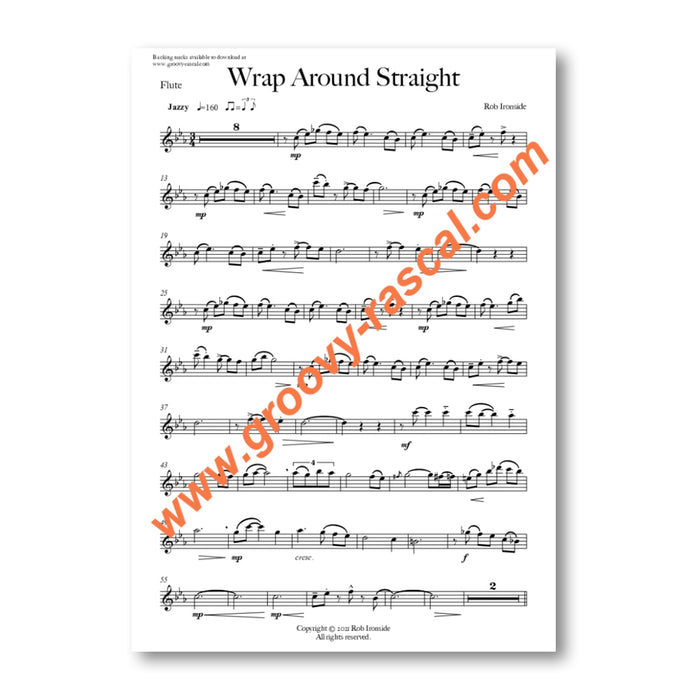 Groovy Rascal 'Wrap Around Straight' Sheet Music for Flute & Piano